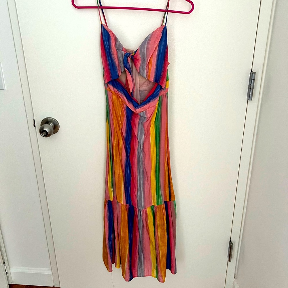 Endless Rose Front Tie Maxi Dress
